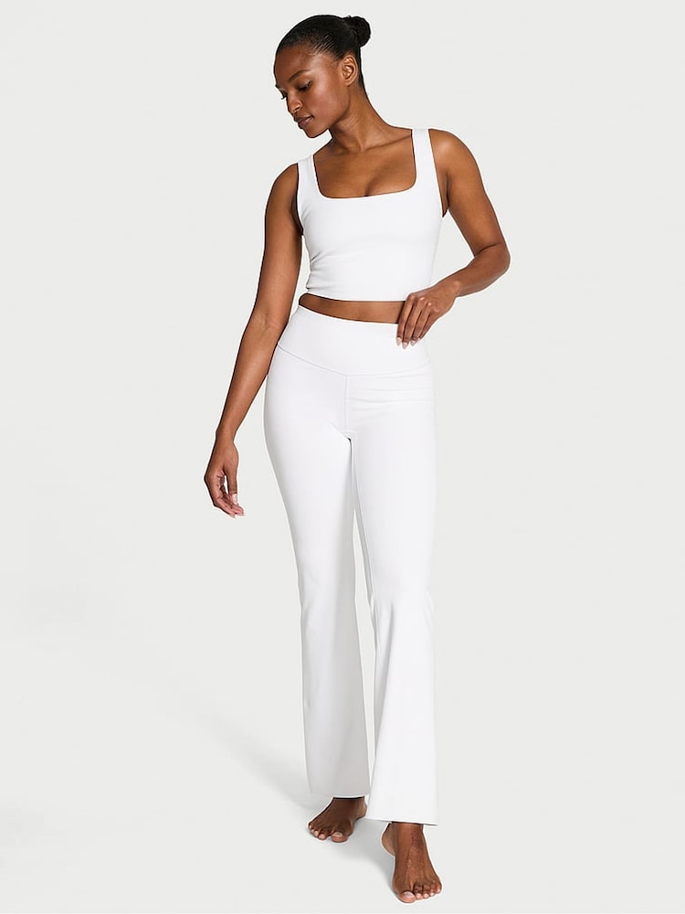 Victoria's Secret White Flare Incredible Coverage™ Leggings - Image 1 of 2