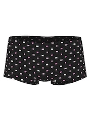 Victoria's Secret PINK Black Pink Print Short No Show Cheeky Knickers - Image 1 of 1