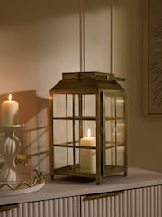 Farol de metal y cristal - Imagen 2 de 4