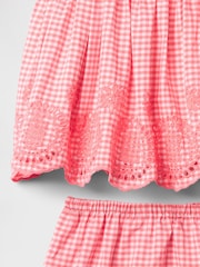 Gap Red/Pink Eyelet Cotton Outfit Set (Newborn-24mths) - Image 3 of 3