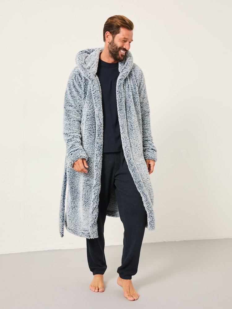 FatFace Navy Snuggle Sofa Robe - Image 1 of 6 FatFace Navy Snuggle Sofa Robe - Image 1 of 6