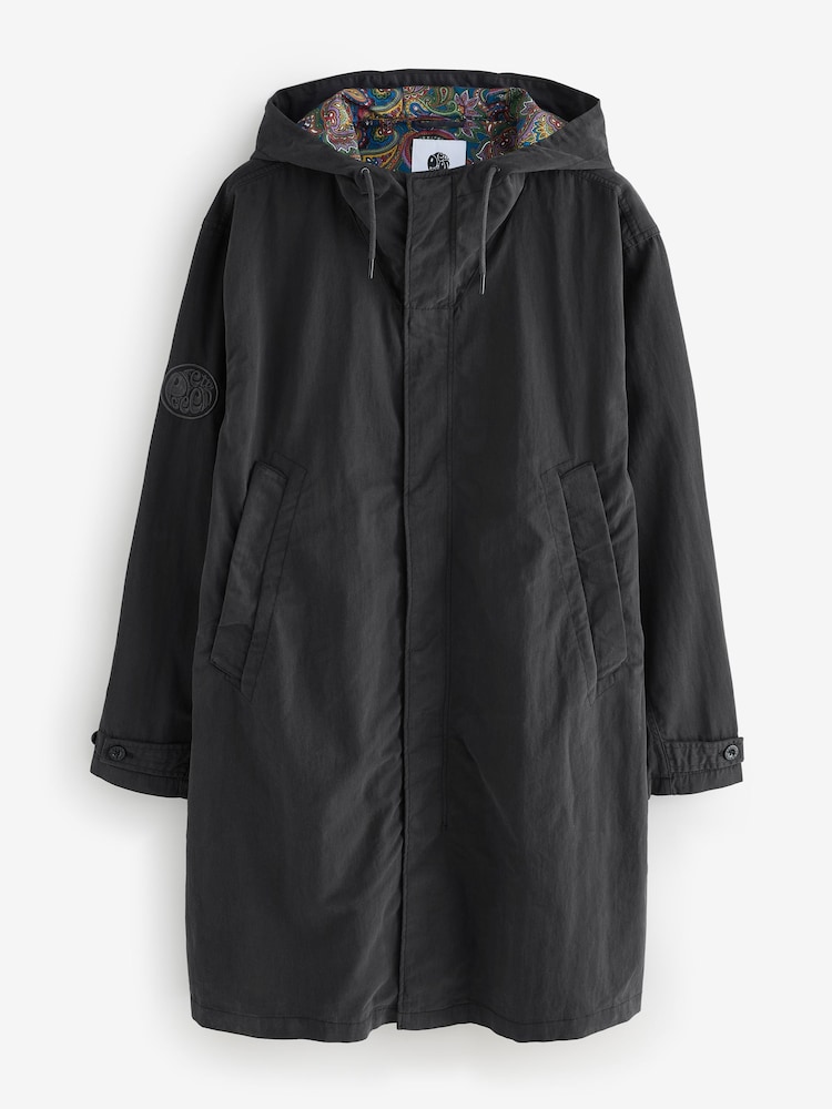 Pretty Green Feltham Black Parka - Image 1 of 1
