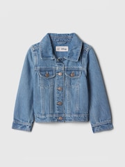 Gap Blue Disney Minnie Mouse Icon Denim Jacket (6mths-5yrs) - Image 2 of 4