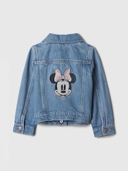 Gap Blue Disney Minnie Mouse Icon Denim Jacket (6mths-5yrs) - Image 3 of 4
