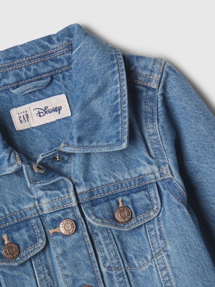 Gap Blue Disney Minnie Mouse Icon Denim Jacket (6mths-5yrs) - Image 4 of 4
