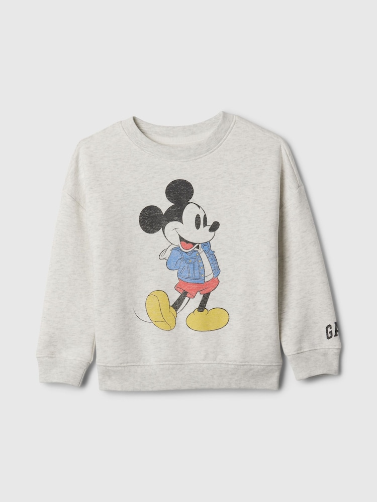 Gap Grey Disney Mickey Mouse Vintage Soft Sweatshirt (6mths-5yrs) - Image 1 of 2