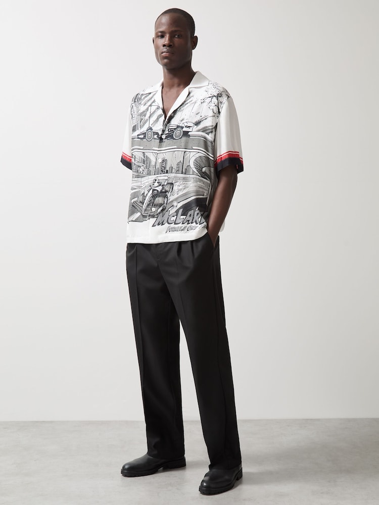 Reiss Black/White Suzuka McLaren F1 Team Suzuka GP Shirt - Image 1 of 8
