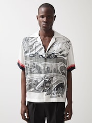Reiss Black/White Suzuka McLaren F1 Team Suzuka GP Shirt - Image 5 of 8