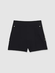 Reiss Navy Immie Stud-Detail Tailored Shorts - Image 2 of 7