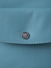 Lakeland Leather Blue Tarnly Cross-Body Bag - Image 4 of 5