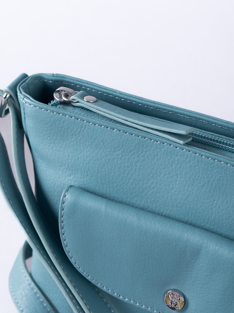 Azul - Lakeland Leather Tarnly Cross-Body Bag - Imagen 5 de 5 Azul - Lakeland Leather Tarnly Cross-Body Bag - Imagen 5 de 5
