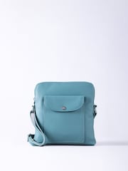 Lakeland Leather Blue Tirrill Cross-Body Bag - Image 2 of 5