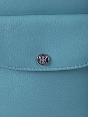 Lakeland Leather Blue Tirrill Cross-Body Bag - Image 3 of 5