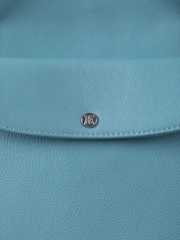 Lakeland Leather Blue Temple Tote Bag - Image 4 of 5