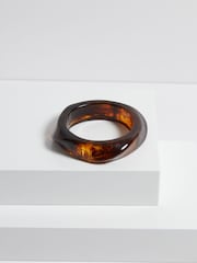 Jon Richard Red Amber Square Bangle - Image 2 of 3