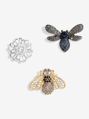 Jon Richard Gold Bug Brooch Gift Boxes 3 Pack - Image 2 of 4