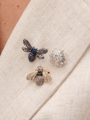 Jon Richard Gold Bug Brooch Gift Boxes 3 Pack - Image 3 of 4