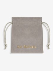 Jon Richard Silver Tone Cubic Zirconia Mixed Floral Print Bracelet - Image 2 of 2