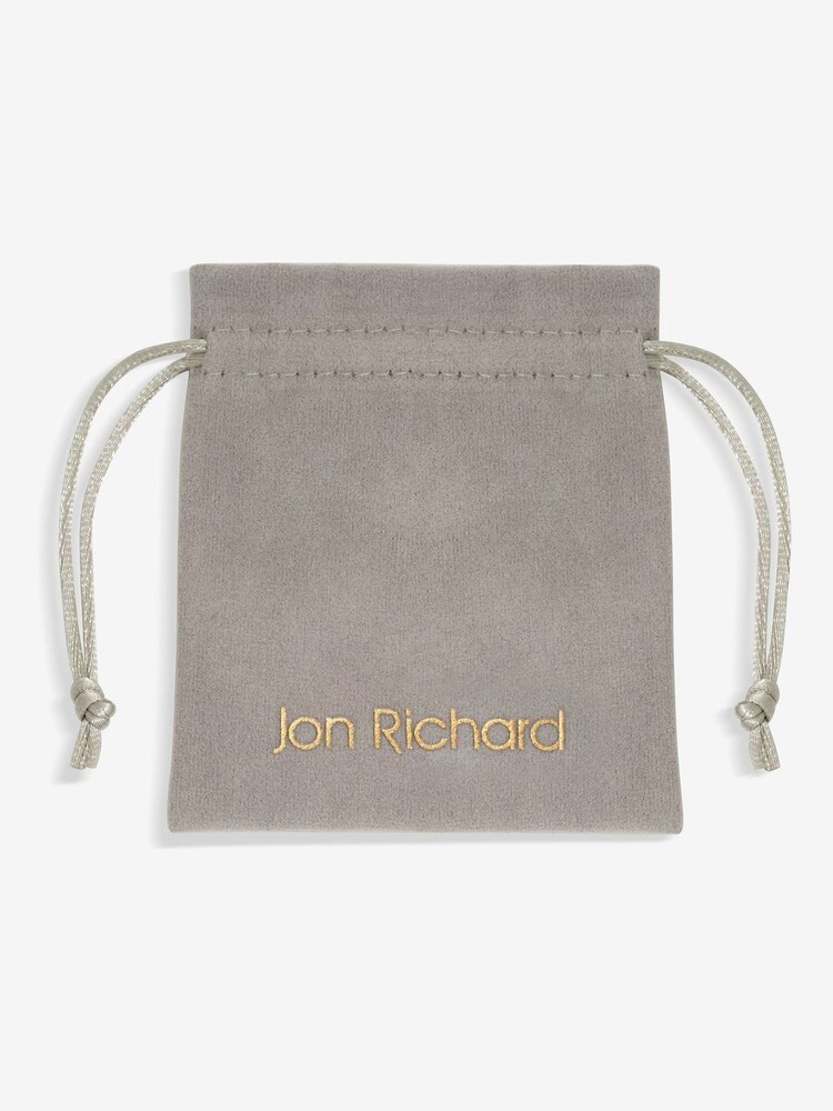 Jon Richard Silver Tone Cubic Zirconia Mixed Floral Print Bracelet - Image 2 of 2