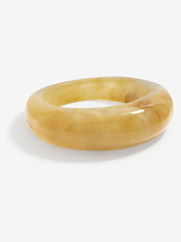Jon Richard Yellow Dome Resin Bangle - Image 1 of 4
