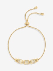 Jon Richard Gold Tone Pave Charm Toggle Bracelet - Image 1 of 3