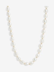 Jon Richard Gold Tone Semi Precious Pearl Bead Necklace - Image 1 of 3