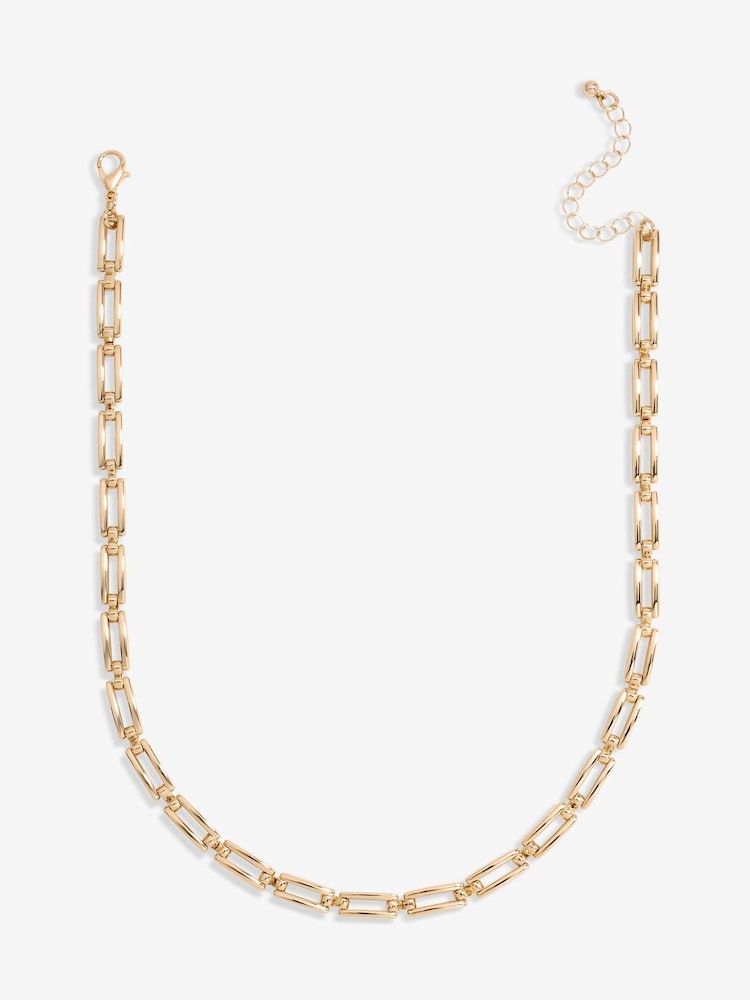 Jon Richard Gold Tone Chain Link Necklace - Image 1 of 4
