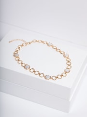 Jon Richard Gold Tone Baroque Pearl Polished Chain Necklace - Image 2 of 3