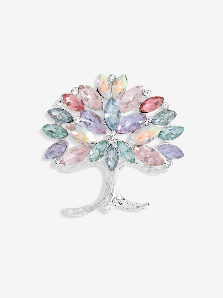 Jon Richard Silver Multi Coloured Tree Of Life Brooch Gift Boxes - Image 2 of 4