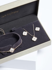 Jon Richard Tone Crystal Clover Trio Set - Imagem 2 de 4