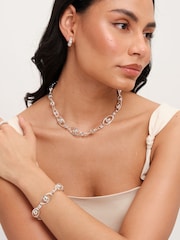Jon Richard Silver Tone Polished Orb Chain Bracelet - Image 3 of 3