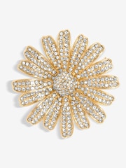 Jon Richard Gold Crystal Flower Brooch Gift Boxes - Image 2 of 4