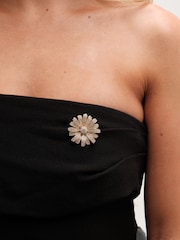 Jon Richard Gold Crystal Flower Brooch Gift Boxes - Image 4 of 4