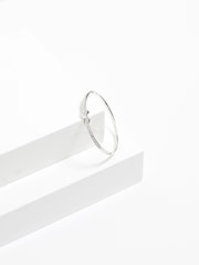 Jon Richard Silver Tone Cubic Zirconia Infinity Bangle - Image 2 of 3