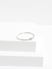 Jon Richard Silver Tone Cubic Zirconia Infinity Bangle - Image 3 of 3