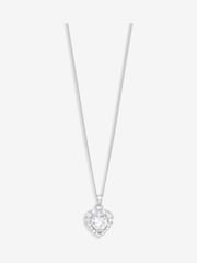 Jon Richard Silver Tone Cubic Zirconia Heart Gift Boxed Pendant - Image 2 of 2