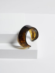 Jon Richard Green Green Resin Cuff Bangle - Image 1 of 3