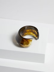 Jon Richard Green Green Resin Cuff Bangle - Image 2 of 3