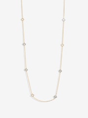 Jon Richard Gold Tone Long Clover Necklace - Image 1 of 1