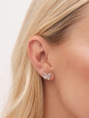 Jon Richard Silver Tone Cubic Zirconia Butterfly Set - Image 3 of 5