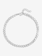 Jon Richard Silver Tone Cubic Zirconia Tennis Bracelet - Image 1 of 1