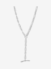 Jon Richard Silver Tone T Bar Necklace - Image 1 of 3