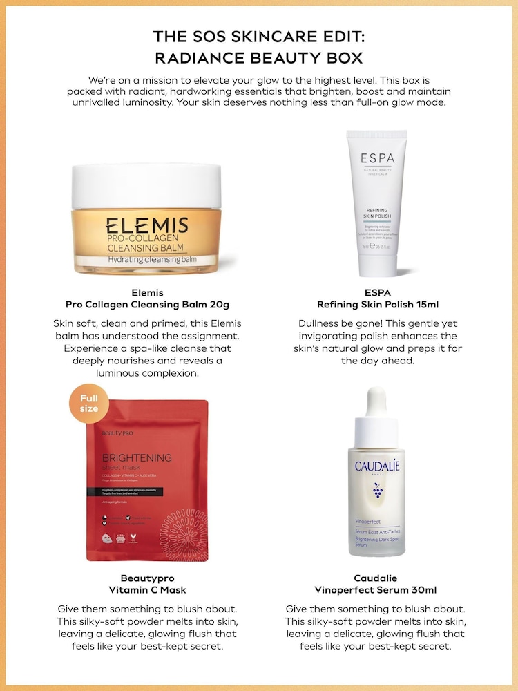 The SOS Skincare Edit: Radiance Beauty Box (Worth £134) - Image 2 of 3
