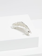 Jon Richard Silver Crystal Diamante Barette - Image 2 of 3