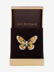 Jon Richard Gold Multicoloured Butterfly Brooch Gift Boxes - Image 1 of 3