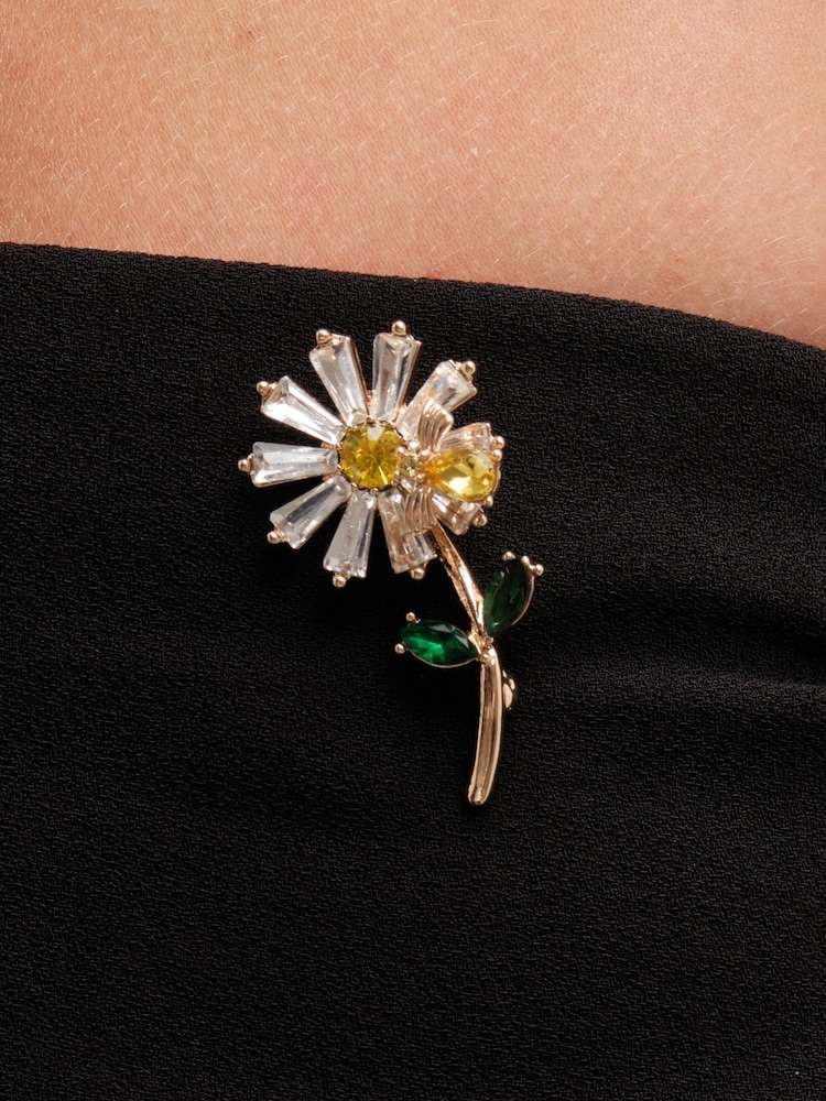 Jon Richard Gold Tone Daisy Gift Boxed Brooch - Image 4 of 4