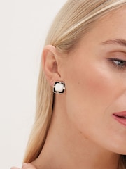 Jon Richard Gold Tone Clip Earrings - Image 3 of 3