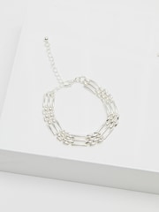 Jon Richard Silver Tone Gate Chain Bracelet - Image 3 of 3