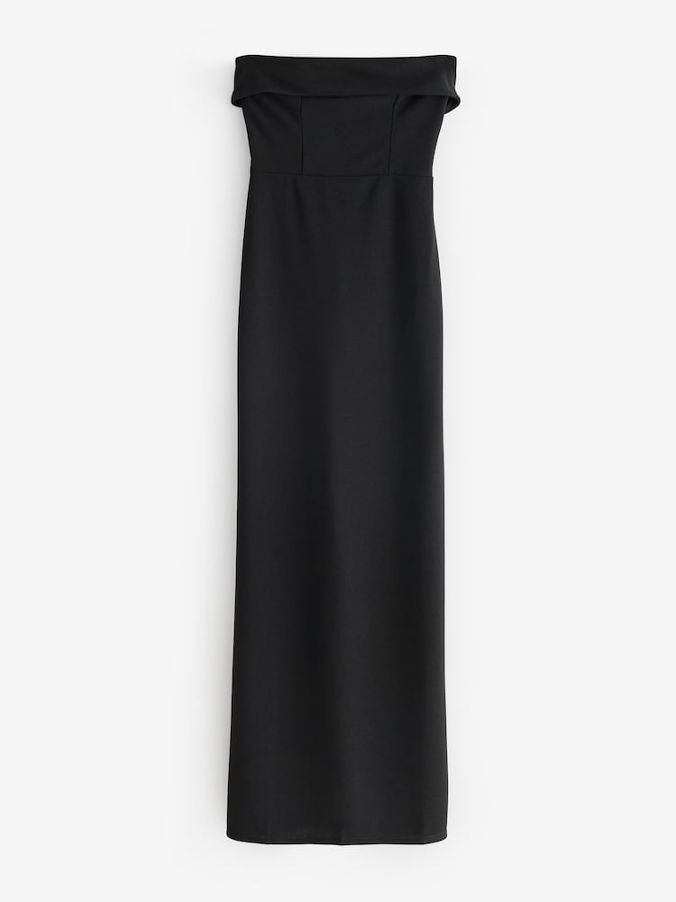 Club L London Black Parker Bandeau Maxi Dress - Image 7 of 7