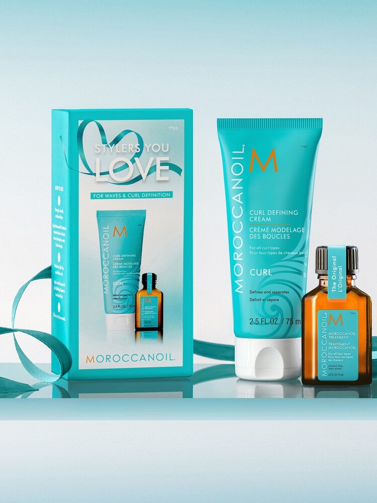 Moroccanoil Curl Defining Cream Set 75ml with a FREE Moroccanoil Treatment 15ml (Worth £20) - Image 2 of 5